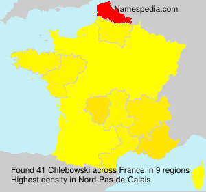 Surname Chlebowski in France Surname Chlebowski in France