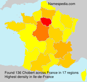 Surname Chobert in France Surname Chobert in France