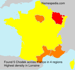 Surname Chodek in France Surname Chodek in France