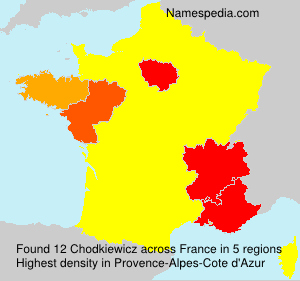 Surname Chodkiewicz in France Surname Chodkiewicz in France