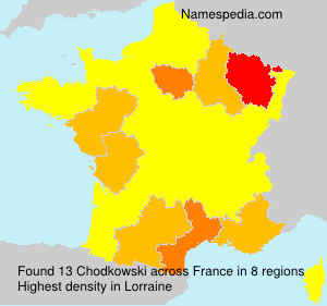 Surname Chodkowski in France Surname Chodkowski in France