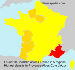 Surname Chodzko in France Surname Chodzko in France