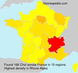 Surname Chol in France Surname Chol in France