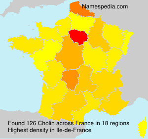 Surname Cholin in France Surname Cholin in France
