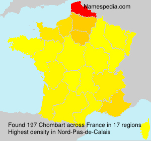 Surname Chombart in France Surname Chombart in France