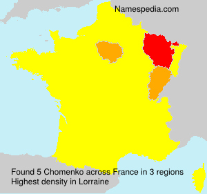 Surname Chomenko in France Surname Chomenko in France