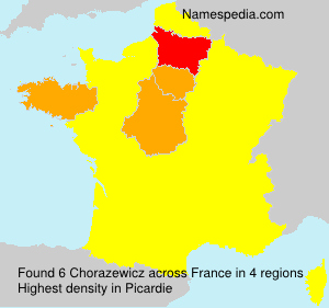 Surname Chorazewicz in France Surname Chorazewicz in France