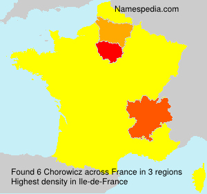 Surname Chorowicz in France Surname Chorowicz in France