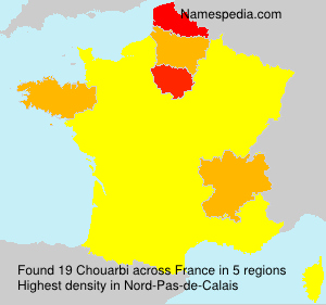 Surname Chouarbi in France Surname Chouarbi in France