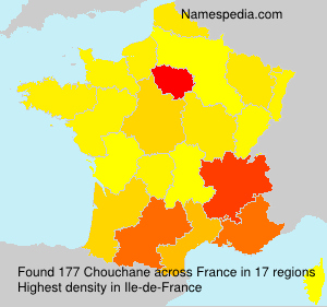 Surname Chouchane in France Surname Chouchane in France