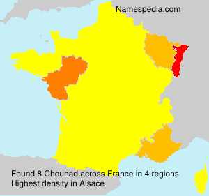 Surname Chouhad in France Surname Chouhad in France
