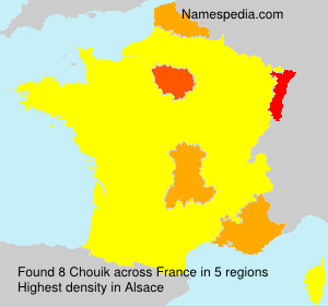 Surname Chouik in France Surname Chouik in France