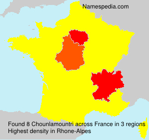 Surname Chounlamountri in France Surname Chounlamountri in France