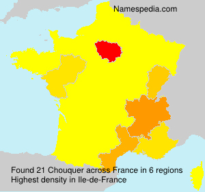 Surname Chouquer in France Surname Chouquer in France