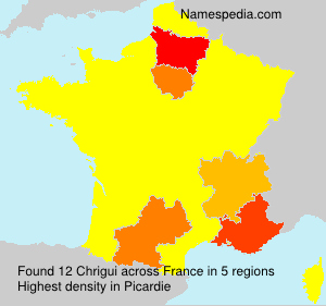 Surname Chrigui in France Surname Chrigui in France