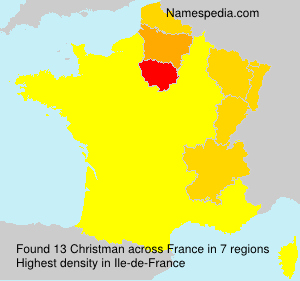 Surname Christman in France Surname Christman in France