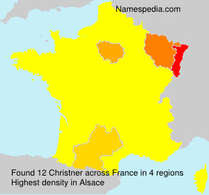 Surname Christner in France Surname Christner in France