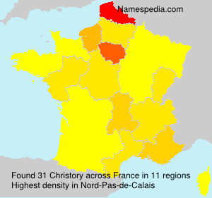Surname Christory in France Surname Christory in France