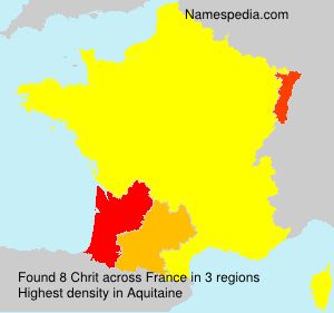 Surname Chrit in France Surname Chrit in France