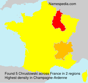 Surname Chrustowski in France Surname Chrustowski in France
