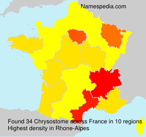 Surname Chrysostome in France Surname Chrysostome in France