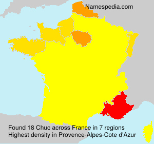 Surname Chuc in France Surname Chuc in France