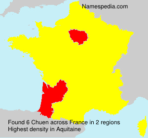 Surname Chuen in France Surname Chuen in France