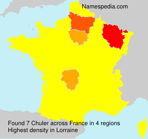 Surname Chuler in France Surname Chuler in France