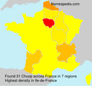 Surname Chuop in France Surname Chuop in France