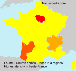 Surname Churon in France Surname Churon in France