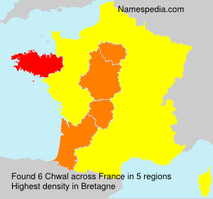 Surname Chwal in France Surname Chwal in France