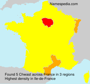 Surname Chwast in France Surname Chwast in France