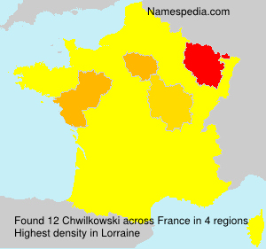 Surname Chwilkowski in France Surname Chwilkowski in France