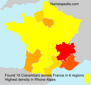 Surname Ciaramitaro in France Surname Ciaramitaro in France