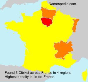 Surname Cibikci in France Surname Cibikci in France