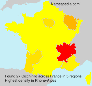 Surname Cicchirillo in France Surname Cicchirillo in France