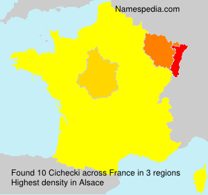 Surname Cichecki in France Surname Cichecki in France