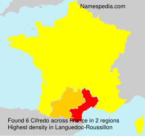 Surname Cifredo in France Surname Cifredo in France