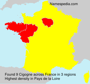 Surname Cigogne in France Surname Cigogne in France