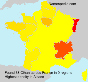Surname Cihan in France