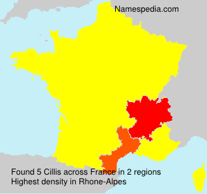 Surname Cillis in France Surname Cillis in France