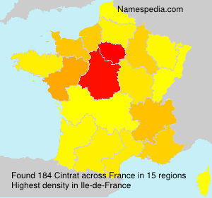 Surname Cintrat in France Surname Cintrat in France