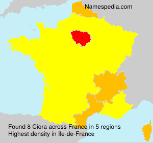 Surname Ciora in France Surname Ciora in France