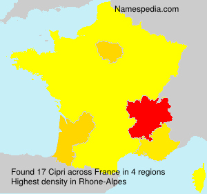 Surname Cipri in France Surname Cipri in France