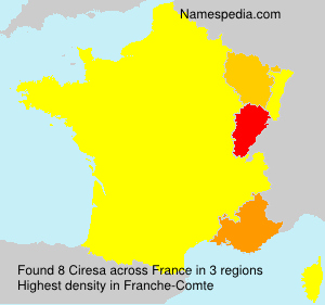 Surname Ciresa in France Surname Ciresa in France