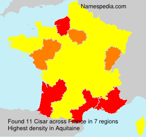 Surname Cisar in France Surname Cisar in France