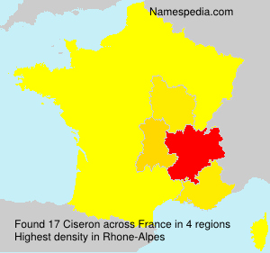 Surname Ciseron in France