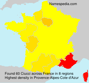 Surname Ciucci in France Surname Ciucci in France