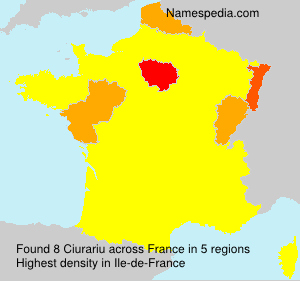 Surname Ciurariu in France Surname Ciurariu in France