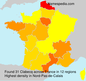 Surname Clabecq in France Surname Clabecq in France